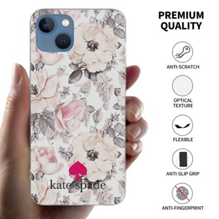 พร้อมส่ง! เคสโทรศัพท์มือถือ แบบใส ลาย Kate Spade หรูหรา สําหรับ IPhone 14 13 12 11 Pro Max Mini XS XR 7 8 Plus SE