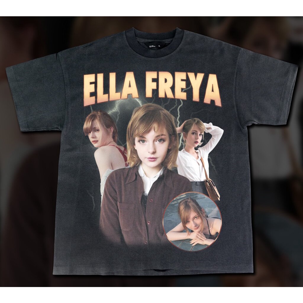 ELLA FREYA-  Bootleg T-Shirt (พิมพ์เสื้อ DTG)