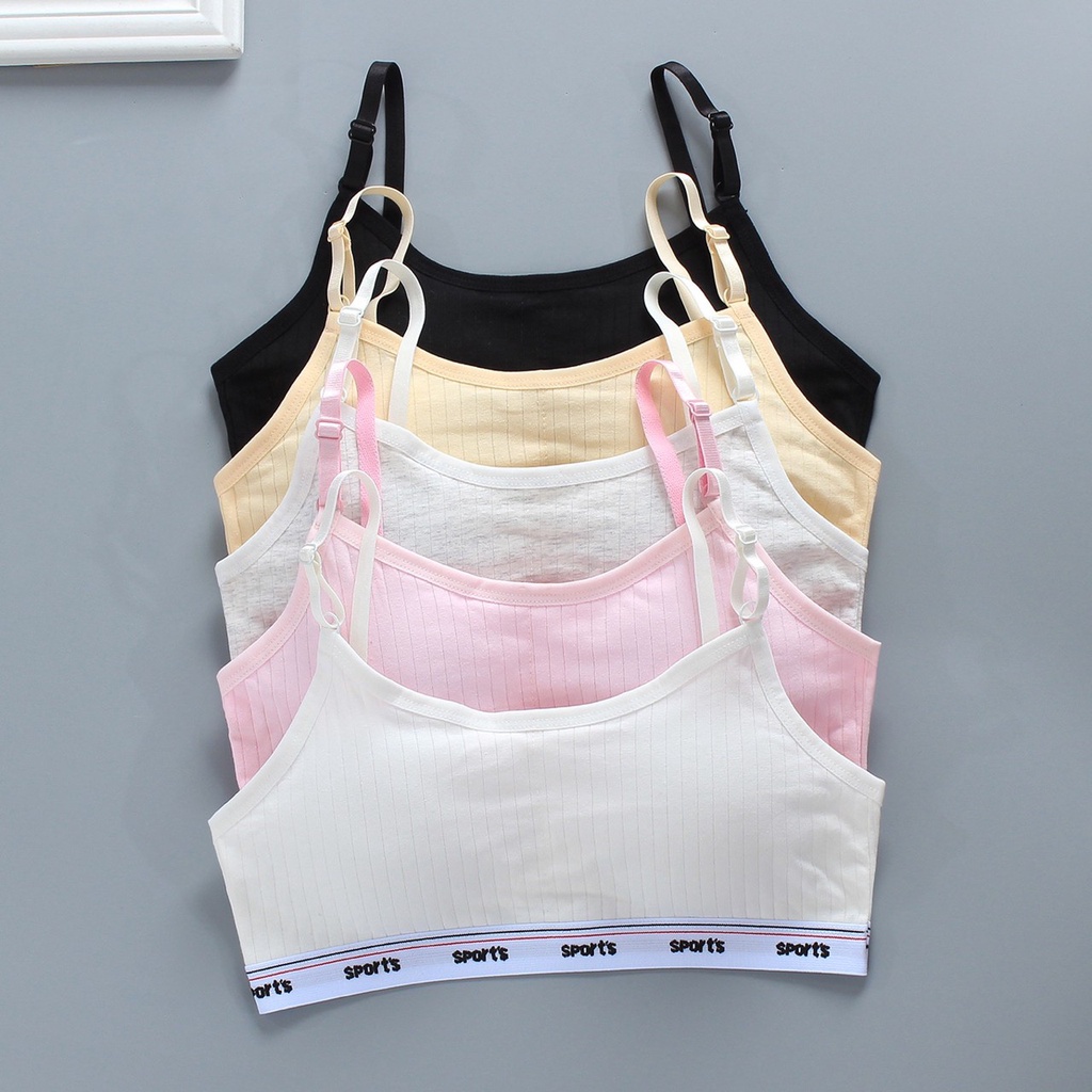 เสื้อในเด็กโต สายปรับได้ แบบสวมหัว มีฟองน้ำ สำหรับอายุ 9-15 ปี ราคา ถูกที่สุด ดีลบีเคเค แกลเลอรีภาพที่ 6