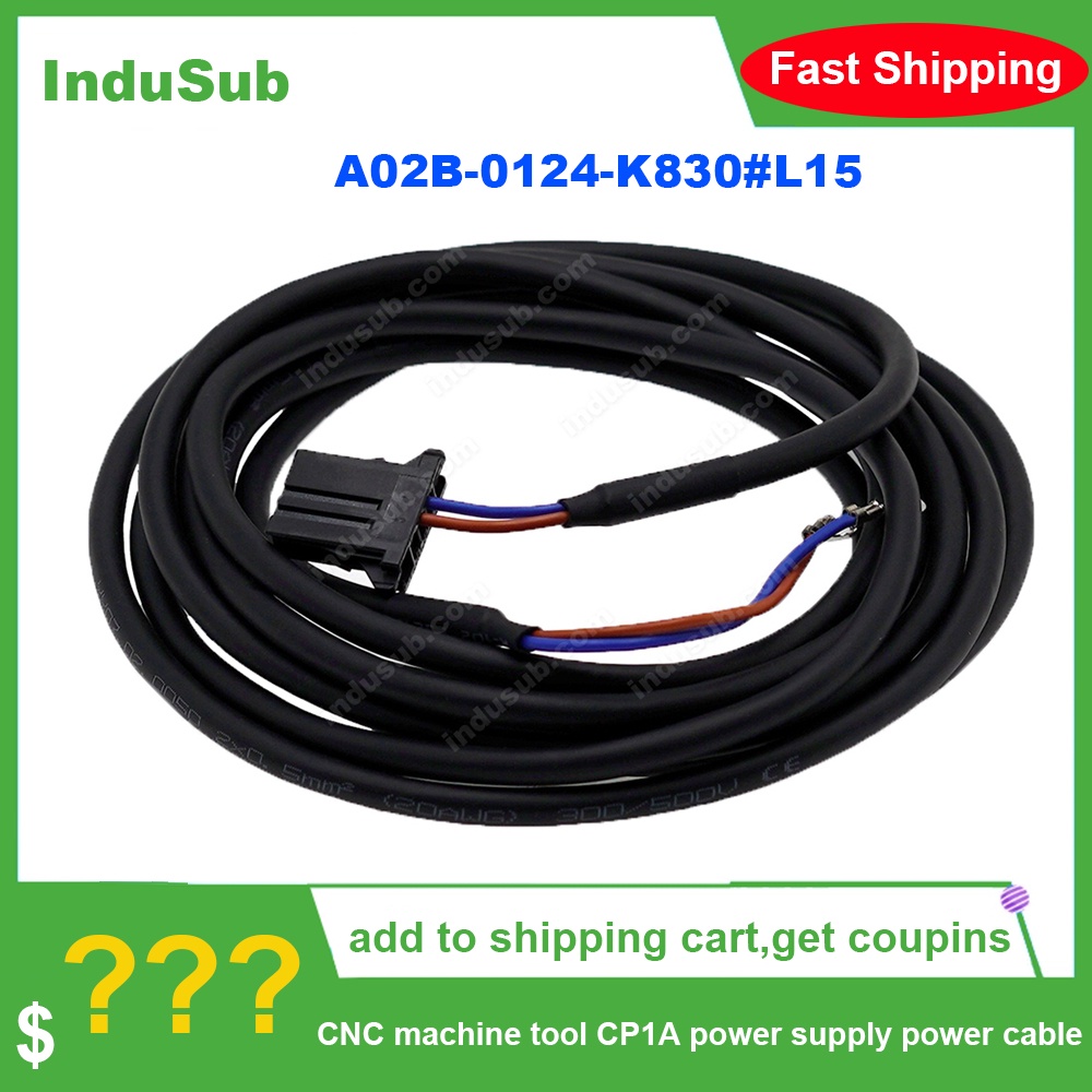 A02B-0124-K830 L15 เครื่องมือเครื่อง CNC CP1A สายไฟ A02B-0124-K830 15m