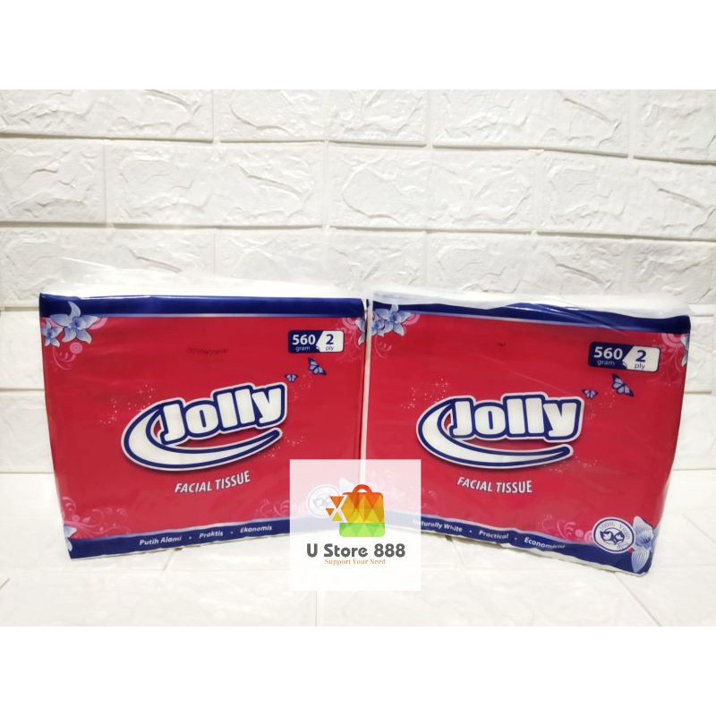 กระดาษเช็ดหน้า Jolly 560gram กระดาษเช็ดหน้า / กระดาษเช็ดหน้า Jolly / ทิชชู่ Jolly Jolly