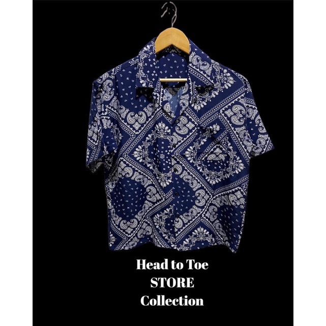 Paisley hawaii style minimal shirt