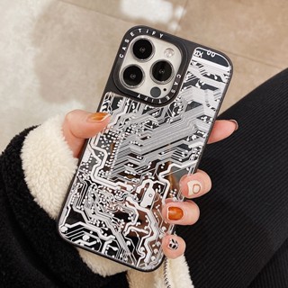 【แผงวงจร】เคสโทรศัพท์มือถือกระจก กันกระแทก ลายดาว สําหรับ iPhone 13 Pro Max 12 11 Pro Max 14 Pro Max 14 14Pro 13 12 12Pro 12Promax 13Pro