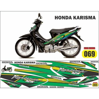 สติกเกอร์ ลายคลื่น สําหรับ Honda karisma X 125 karisma D karisma 125D