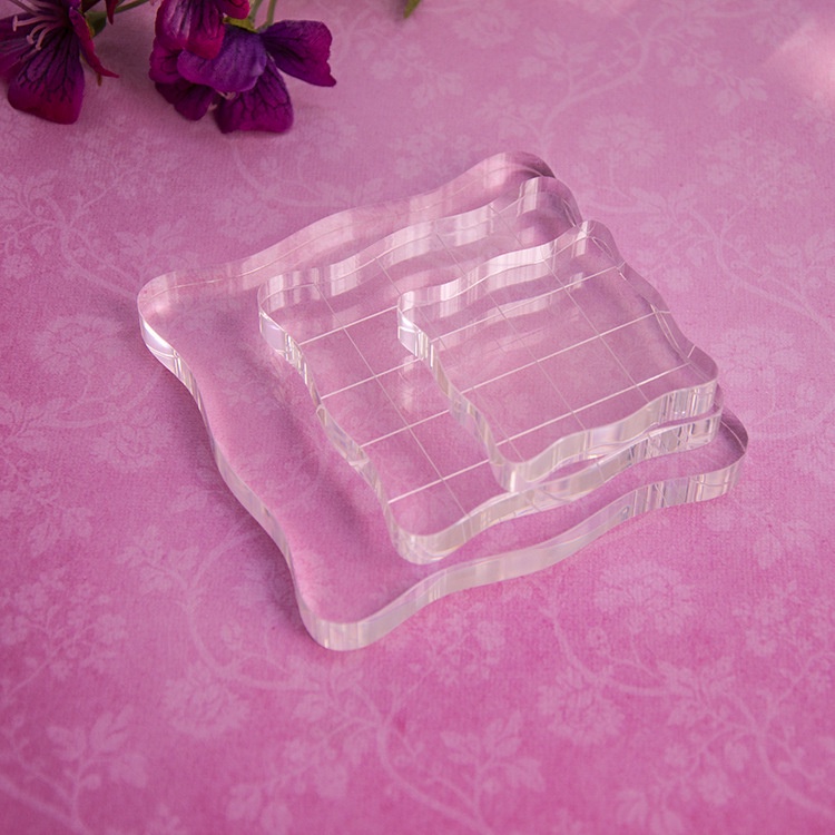 DIY โปร่งใสซีลแสตมป์บล็อกสําหรับ DIY Scrapbooking Clear อัลบั้มภาพตกแต่ง