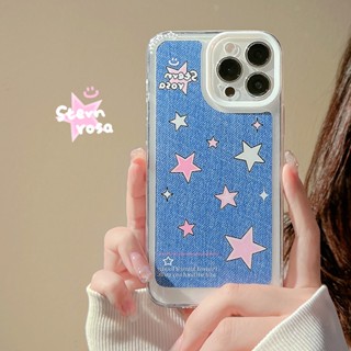 เคสโทรศัพท์มือถือแบบใส ลายดาว สไตล์มิลเลนเนียม สําหรับ Iphone 14pro max 13 12 11 xr