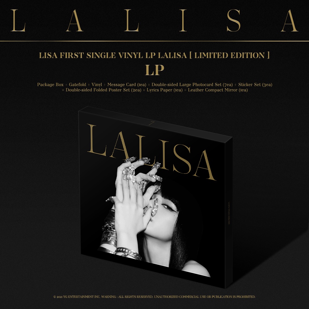 แผ่นเสียง LISA FIRST SINGLE VINYL LP LALISA [LIMITED EDITION]