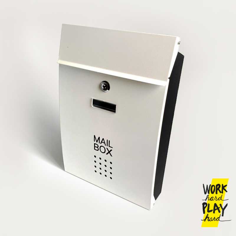 WHPH Shop ตู้จดหมาย สไตล์โมเดิร์น ใบใหญ่ ล๊อกได้