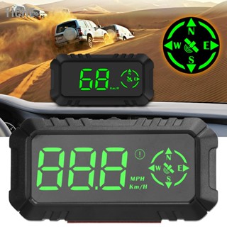 YiChe 3in Car Dashboard GPS Speedometer HUD Display Compass KM/H MPH Switching Overspeed Fatigue Driving Alarm for SUV Truck