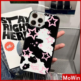 Mowin - เข้ากันได้สำหรับ เคสไอโฟน เคสไอโฟน11 เคสโทรศัพท์ iphone 14 pro max 14 Plus สำหรับ iPhone 14 Pro Max iPhone Case TPU เคสนิ่ม สีดำเงากันกระแทกกล้องป้องกันดาวเมฆสำหรับ iPhone 13 Pro max 12 Pro Max 11 Pro max xr xs max 7Plus 7 8