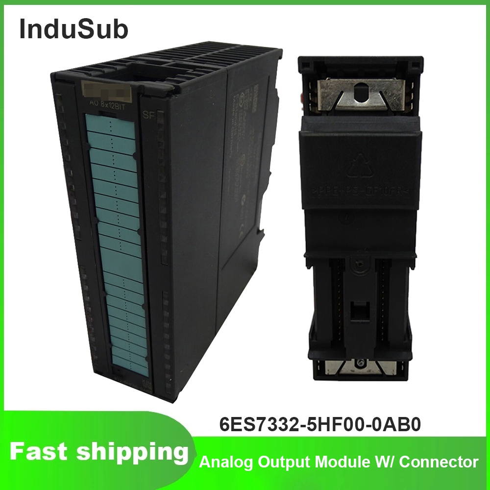 YTH 6ES7332-5HF00-0AB0 6ES73325HF000AB0 SIMATIC S7-300 เอาต์พุตอะนาล็อก W/ PC-GF20 โมดูล W/เชื่อมต่อ