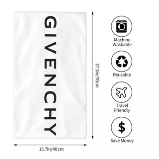 Givenchy (3) ผ้าขนหนู ทรงสี่เหลี่ยม ขนาด 70x40 ซม. สําหรับออกกําลังกาย โยคะ วิ่ง กลางแจ้ง