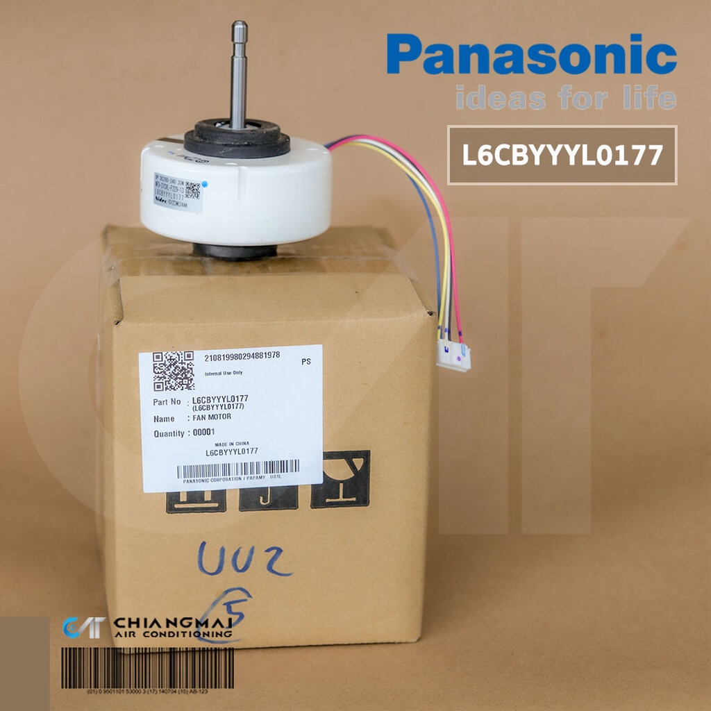 L6CBYYYL0177 มอเตอร์แอร์ Panasonic มอเตอร์แอร์พานาโซนิค มอเตอร์คอยล์เย็น NFD-37CVL-F229-13 30W.