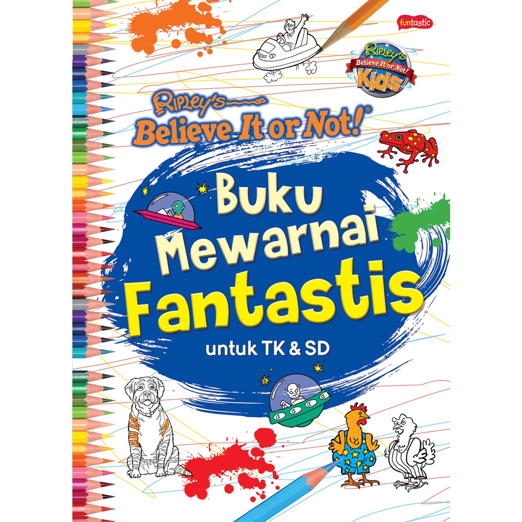 Gramedia - RipleyS Believe It Or Not! Kids – สมุดระบายสี Fantastic Ripley NGY