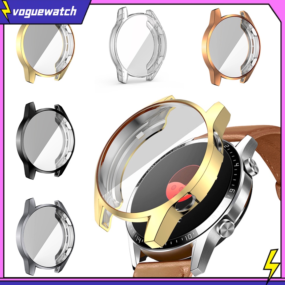 [ VOG ] Full Coverage TPU Protection Cover Case Shell for Huawei Watch GT2 42mm 46mm