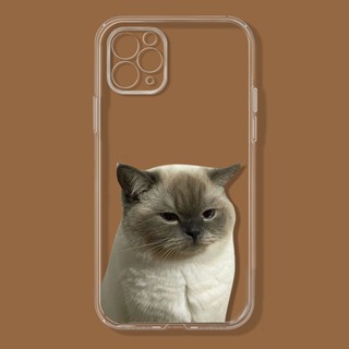 Siamese kitten เคสไอโฟน iPhone 7 14 se2020 12 pro เคส 13 11 14 pro max case Xr Xs X max cover นิ่ม 7plus 8plus โปร่ง