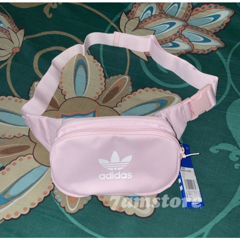 Adidas ORIGINALS Unisex Pink Essential Crossbody Bag FL9658