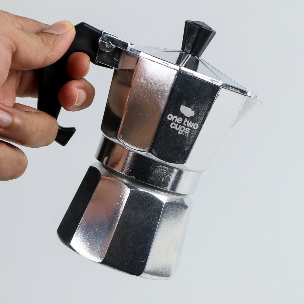 Moka Pot เครื่องชงกาแฟเอสเปรสโซ่ 100 มล. 2 ถ้วย JF112