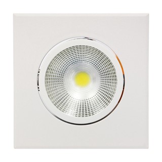 EVE โคมไฟฮาโลเจน LED 5W แสงขาว(DL) ขนาด 3 นิ้ว 090/051 ทรงสี่เหลี่ยม สีขาว