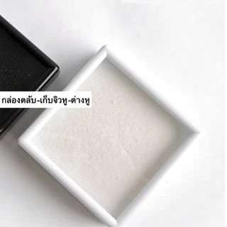 กล่องพลอยพลาสติก สำหรับใส่ เครื่องประดับ ต่างหู จี้ เข็มกลัด และอื่นๆ สินค้าผลิตจากพลาสติก ด้านในเป็นฟองน้ำอย่างดี