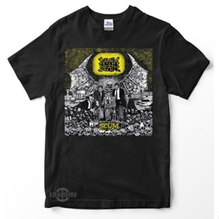 เสื้อยืด พิมพ์ลายวง napalm death Scum Premium สําหรับผู้ชาย