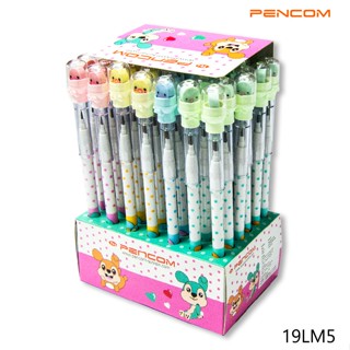 ดินสอต่อไส้หัวการ์ตูน Pencom รุ่น 19LM5 36ด้าม/ชุด