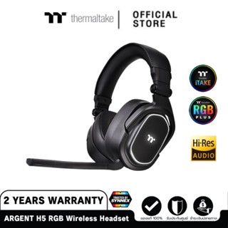 Thermaltake ARGENT H5 RGB Wireless Gaming Headset หูฟังเกมมิ่ง (GHT-THF-WIECBK-32)