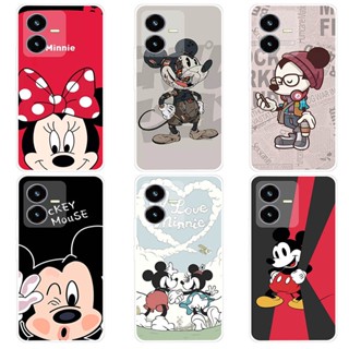 เคส วีโว่ VIVO Y22 Y22S 4G Case การ์ตูน Mickey Minne Soft TPU เคสซิลิโคน โทรศัพท์มือถือ เคส