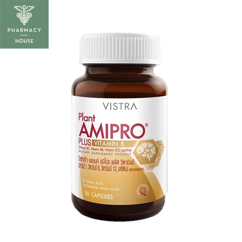 Vistra Plant Amipro Plus Vitamin B 30 capsules