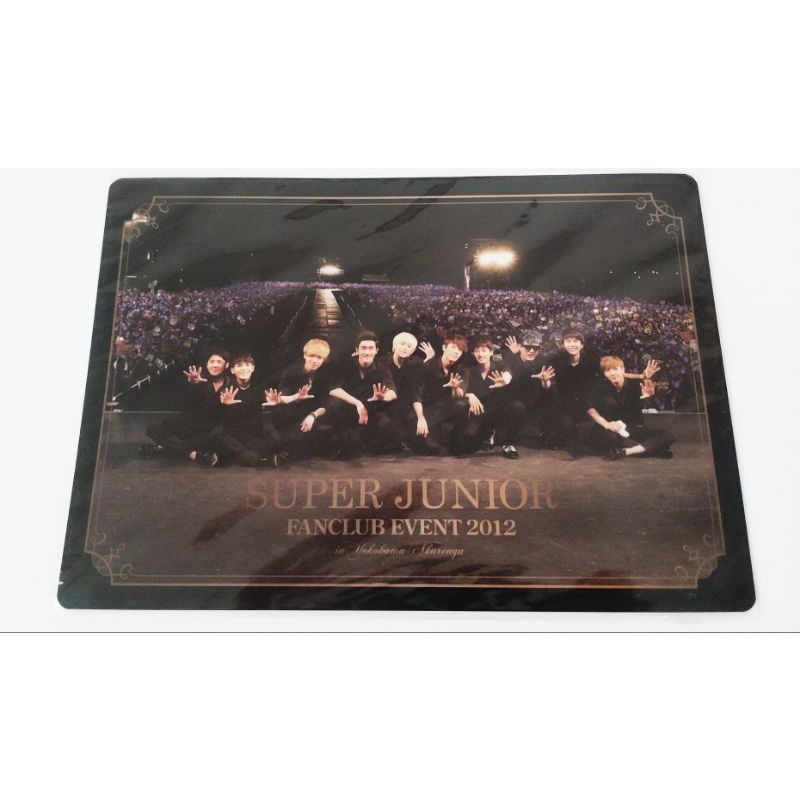 SUPER JUNIOR : FANCLUB EVENT 2012 IN YOOHAMA AKARENNGA UNDERLAY OCT22 .!!️-( % official & authentic 
