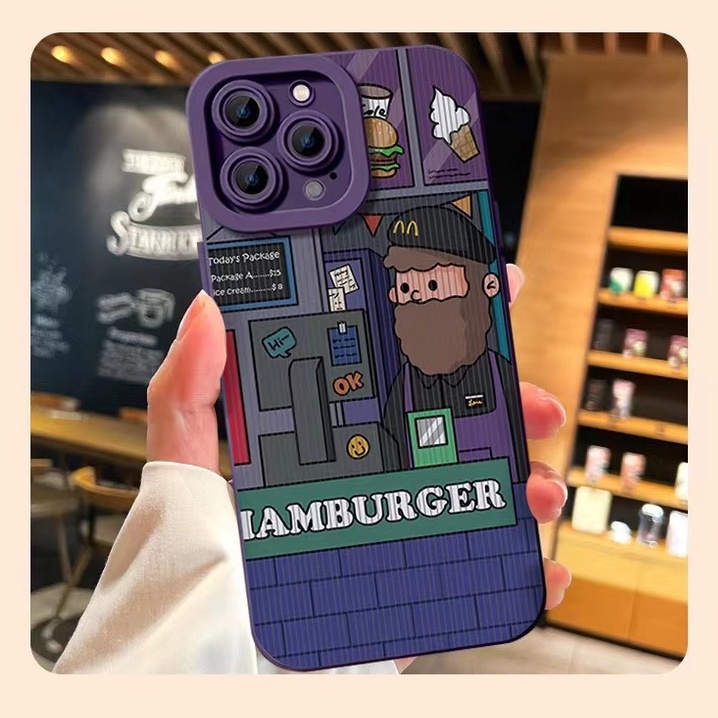 silicone soft case a bearded clerk เคส compatible for iPhone 14 pro max 13 pro max 12 pro max 11 pro max ix xr xs max case #6