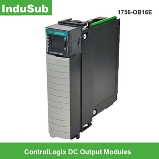 โมดูลเอาท์พุท 1756-OB16E AB ControlLogix DC 12/24 VDC 16 พอยต์ เอาท์พุตดิจิทัล 20 พิน 2 แอมป์