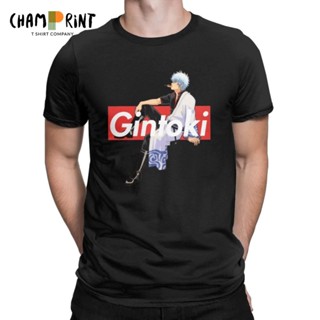 Lint9 {พร้อมส่ง เสื้อยืดผ้าฝ้าย 100% พิมพ์ลายอนิเมะ Gintama Gintoki Sakata T1530 พลัสไซซ์ XS-6XL ของขวัญคริสต์มาส สําหรั