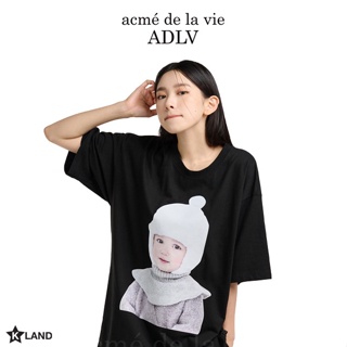 ADLV ( acmé de la vie) BABY FACE WHITE BOY SHORT SLEEVE T-SHIRT (ADL22TS0040U)