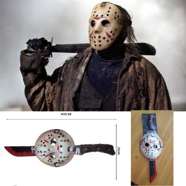 Jason Mask Fred Fred Freddy Freddy Prop Knife Jason Halloween Friday Killer Freddy