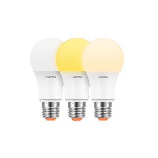 LAMPTAN หลอดไฟ 3 สี LED BULB COLOR SWITH 9W