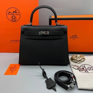 กระเป๋า Hermes งานออริหนังแท้ เทียบแท้  size 25cm งานสวยมาก