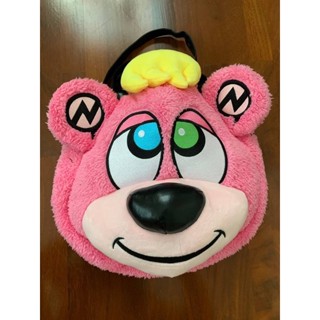 [มือสอง] กระเป๋าหมี the nine world Shocking pink bear