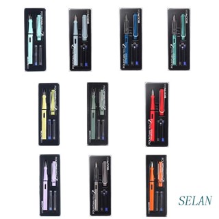 Selan ชุดปากกาหมึกซึม 2 หมึก สําหรับเขียนตัวอักษร