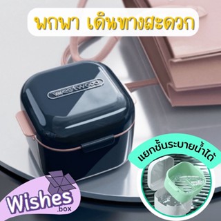 กล่องรีเทนเนอร์ กล่องใส่รีเทนเนอร์พกพา มีรูระบายอากาศ พกพาสะดวก พลาสติกแบบหนา