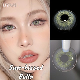 Uyaai คอนแทคเลนส์สี Sun-kissed Bella 2 ชิ้น/คู่