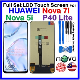 Orlglnal NGS ชุดหน้าจอสัมผัส LCD สําหรับ HUAWEI Nova 7i HUAWEI Nova 5i HUAWEI P40 Lite