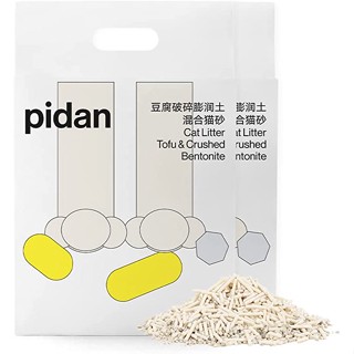 PIDAN Composite Cat Litter 6L (Original TOFU + Crushed BENTONITE) ทรายเต้าหู้ผสมทรายภูเขาไฟ