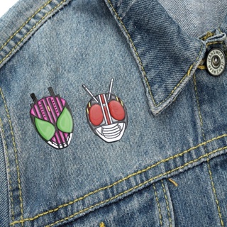 เข็มกลัด รูปการ์ตูนอนิเมะ Kamen Rider Lapel Pin ของขวัญ สําหรับเพื่อน เก็บสะสม ขายส่ง