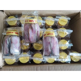 ปลาอินทรีย์ ปลาอินทรีย์หอมอย่างดี แช่น้ำมัน เกรด A ขนาดประมาณ 4 X 9 ซม. (350 กรัม)