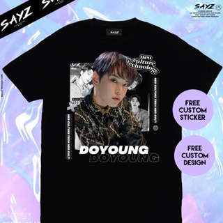 เสื้อเบลาส์ Kaos Doyoung NCT 2020 อัลบั้มเรโซแนนซ์ Kpop สไตล์เกาหลีที่กําหนดเอง kaos kpopStreetwear ผู้ชายเสื้อยืดผู้หญิ