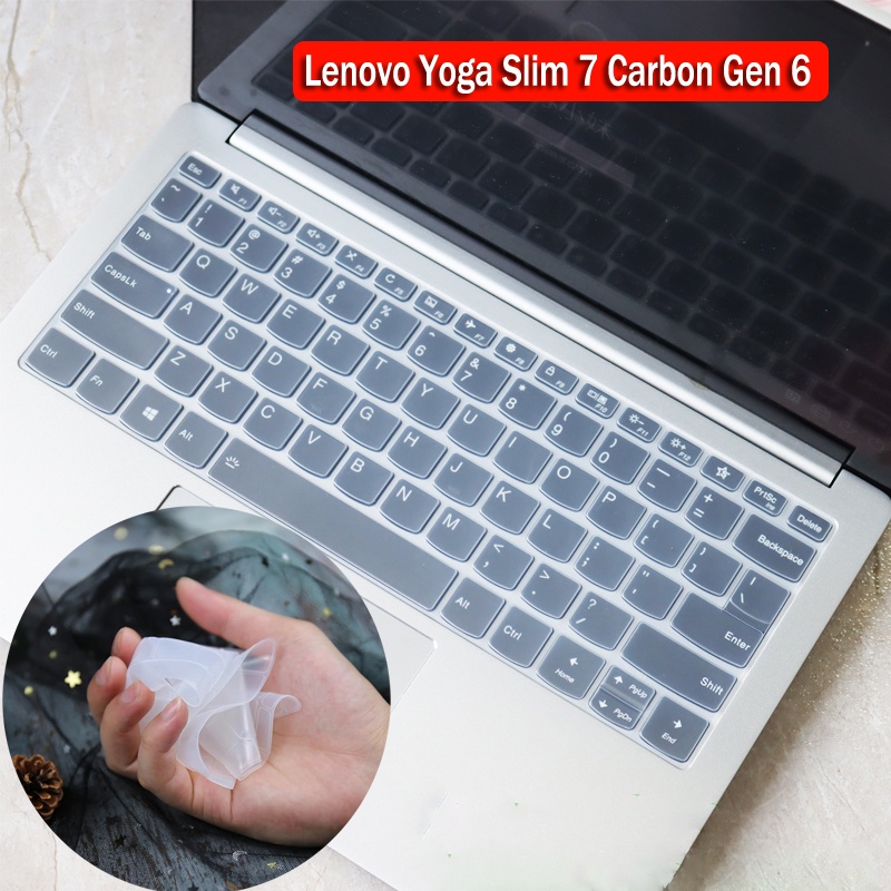 แผ่นซิลิโคนครอบคีย์บอร์ด สําหรับ LENOVO Yoga Slim 7 Carbon Gen 6 AMD 14 นิ้ว LENOVO Yoga Slim 7i Car