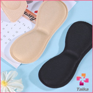 Taika แผ่นกันกัด  แผ่นกันรองเท้ากัด เนื้อนิ่ม ช่วยแก้รองเท้าหลวม 1 แพค ต่อ คู่  Sponge heel pad