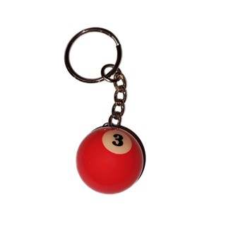 Aramith พวงกุญแจลูกพูล No.3 Pool Ball Key Ring