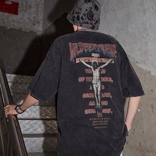 Spenzer.street | 🖤  Jesus tee เสื้อโอเวอร์ไซส์ เสื้อผ้าสตรีท เสื้ออปป้า เกาหลี เสื้อy2k ทราวิส 2pac ฮิต 2022  มาใหม่